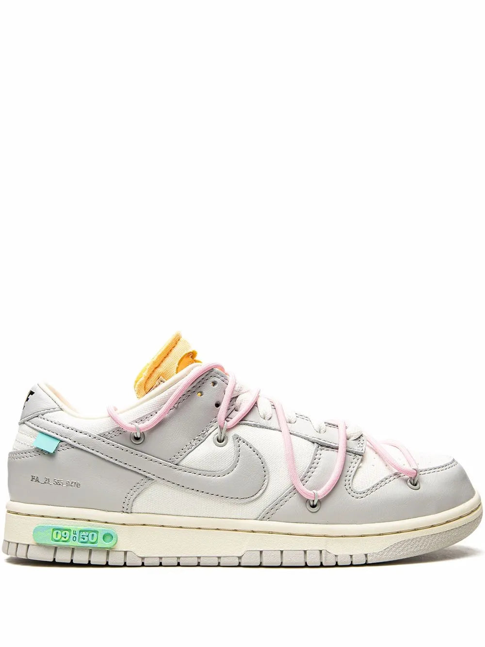 Dunk Low Off White Pink Lot 9