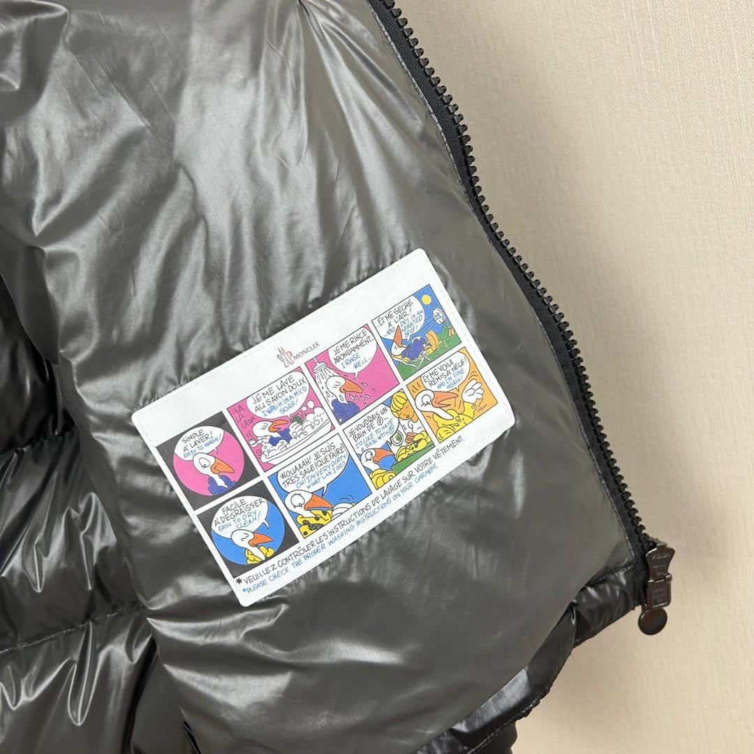 Moncler Maya Black - Pápreová bunda