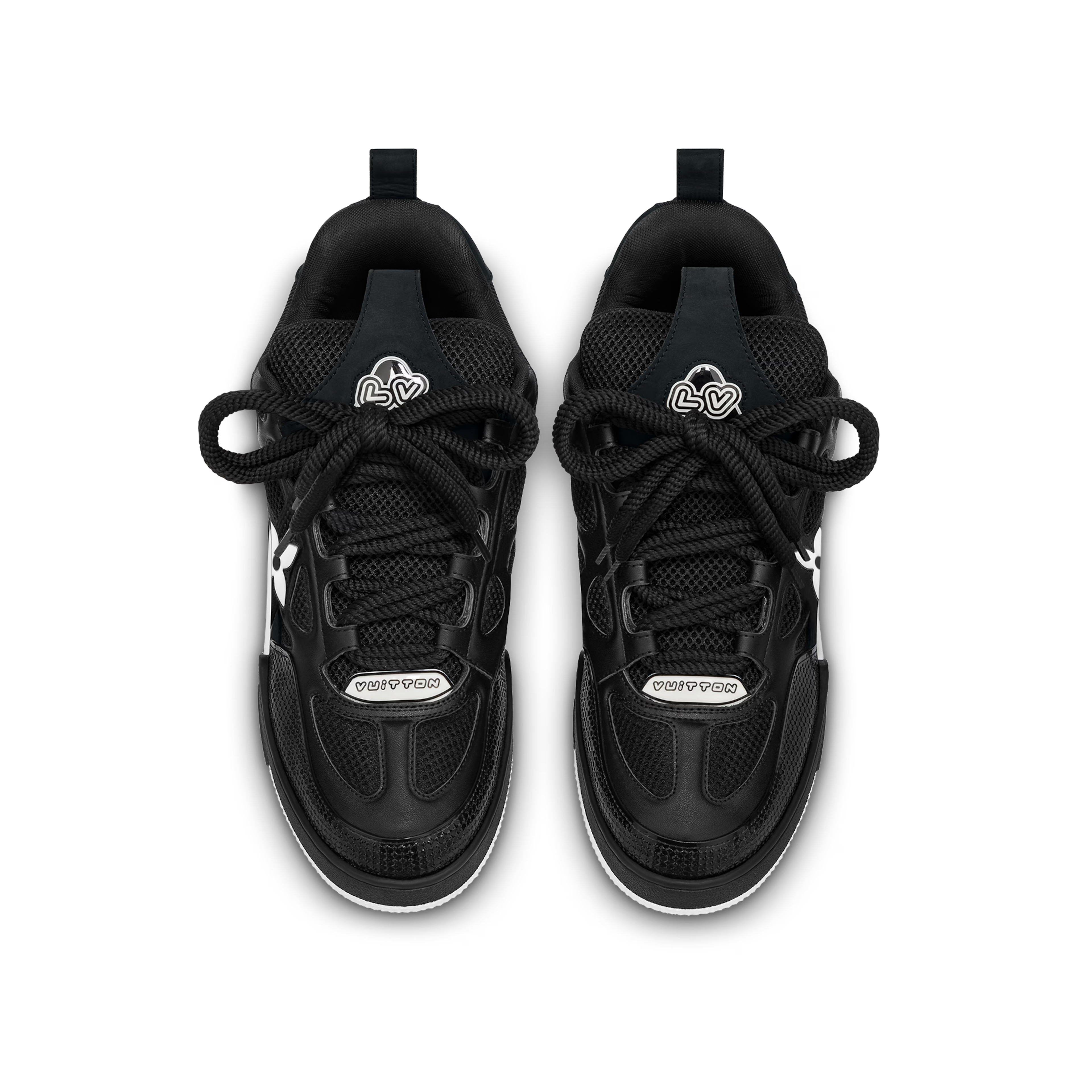 Louis Vuitton Skates čierno/biele